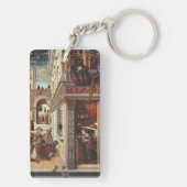 De Aankondiging, met Sint Emidius Sleutelhanger (achterkant)