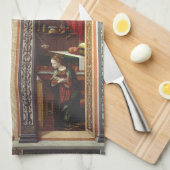 De Aankondiging, met Sint Emidius Theedoek (Quarter Fold)