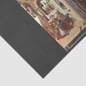 De Aankondiging, met Sint Emidius Tissuepapier (Detail)
