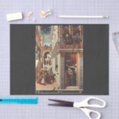 De Aankondiging, met Sint Emidius Tissuepapier (Craft)