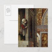 De aankondiging met St. Emidius, 1486 Briefkaart (Voorkant / Achterkant)