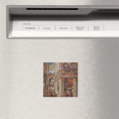 De aankondiging met St. Emidius, 1486 Magneet (Insitu (Vaatwasser))