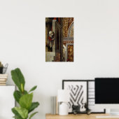 De aankondiging met St. Emidius, 1486 Poster (Thuiskantoor)