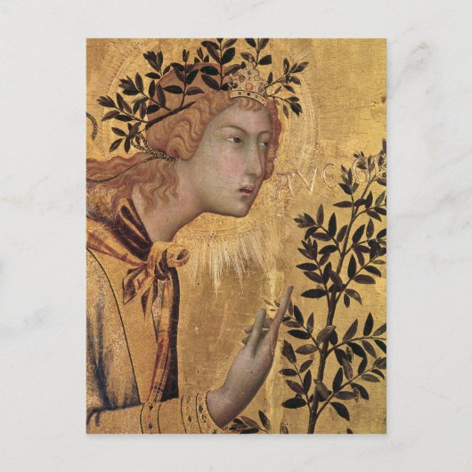 De aankondiging met St. Margaret Briefkaart (Voorkant)