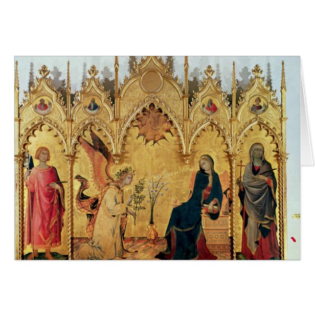 De aankondiging met St. Margaret en St. (Voorkant Horizontaal)