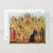 De aankondiging met St. Margaret en St. Briefkaart (Voorkant / Achterkant)