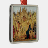 De aankondiging met St. Margaret en St. Metalen Ornament (Rechts)