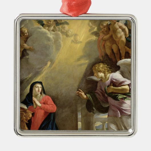 De aankondiging metalen ornament (Voorkant)