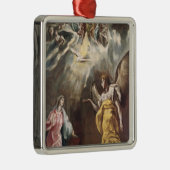 De aankondiging metalen ornament (Rechts)