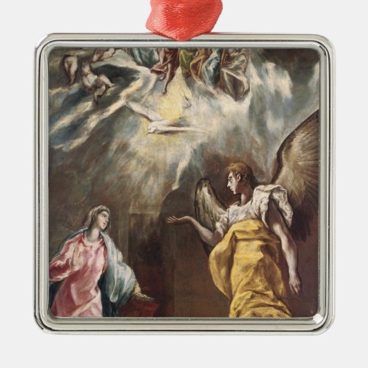 De aankondiging metalen ornament (Voorkant)