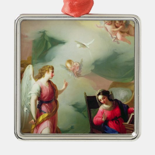De aankondiging metalen ornament (Voorkant)