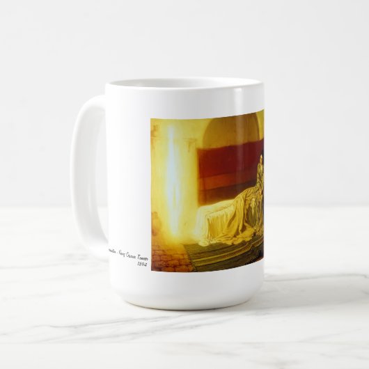 De aankondiging - Mok Tanner (Voorkant links)