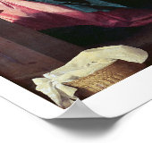 De aankondiging (olie op canvas) poster (Hoek)
