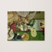 De aankondiging (olie op het paneel) legpuzzel (Horizontaal)