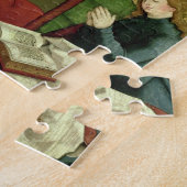 De aankondiging (olie op het paneel) legpuzzel (Zijkant)