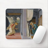 De aankondiging, ongeveer 1485 muismat (Met muis)