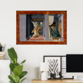 De aankondiging, ongeveer 1485 poster (Thuiskantoor)