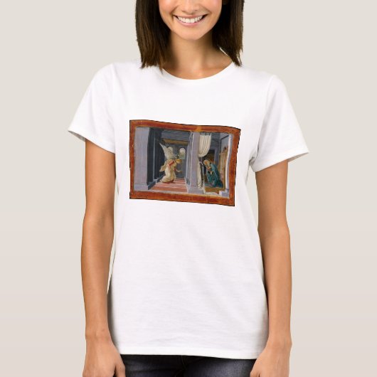 De aankondiging, ongeveer 1485 t-shirt (Voorkant)