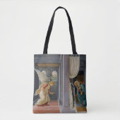 De aankondiging, ongeveer 1485 tote bag (Voorkant)