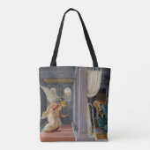 De aankondiging, ongeveer 1485 tote bag (Achterkant)
