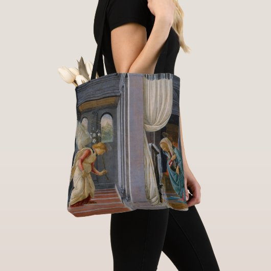 De aankondiging, ongeveer 1485 tote bag (Dichtbij)