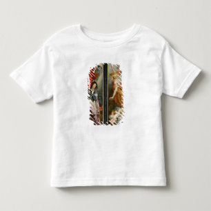 De aankondiging, op de achterzijde van de kinder shirts