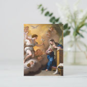 De aankondiging, Paolo de Matteis Briefkaart (Staand voorkant)