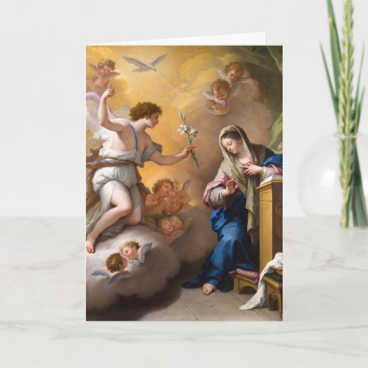 De aankondiging, Paolo de Matteis Kaart (Voorkant)