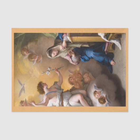 De aankondiging, Paolo de Matteis Tissuepapier (Voorkant)