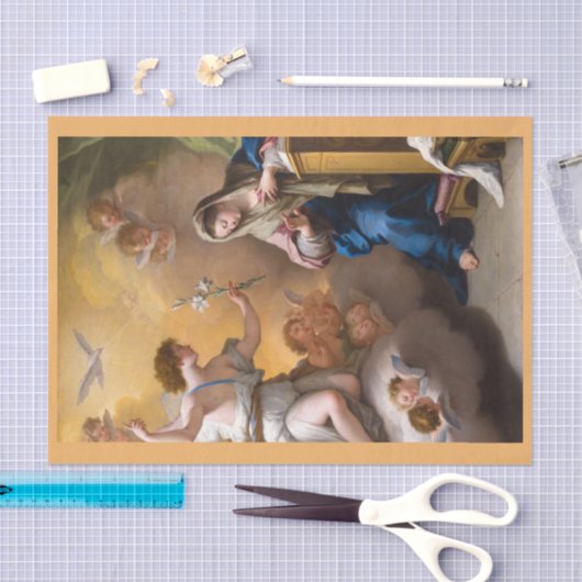 De aankondiging, Paolo de Matteis Tissuepapier (Craft)