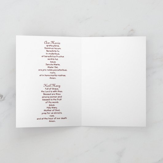 De aankondiging (RLS 04) Blanco Wenskaart (Binnen)