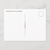 De Aankondiging (RLS 04) Briefkaart (Achterkant)