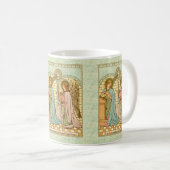 De aankondiging (RLS 04) verdrievoudigde Koffiemok (Voorkant rechts)