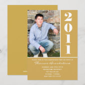 De Aankondiging van afstuderen (Voorkant / Achterkant)