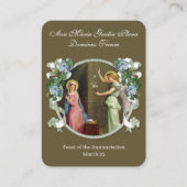 De aankondiging van Angelus Prayer van de Heilige  (Voorkant)