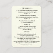 De aankondiging van Angelus Prayer van de Heilige  (Achterkant)