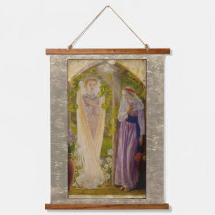 De aankondiging van Arthur Hughes Hangend Wandkleed
