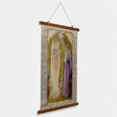 De aankondiging van Arthur Hughes Hangend Wandkleed (Gebogen)