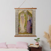 De aankondiging van Arthur Hughes Hangend Wandkleed (Slaapkamer)