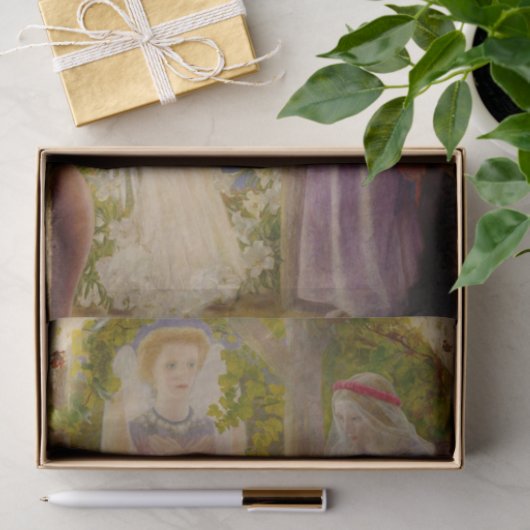 De aankondiging van Arthur Hughes Tissuepapier (Geschenk)