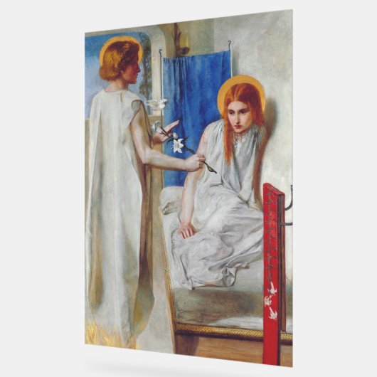 De aankondiging van Dante Gabriel Rossetti Acryl Bord (Hoek)