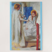 De aankondiging van Dante Gabriel Rossetti Legpuzzel (Verticaal)