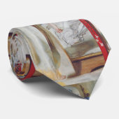 De aankondiging van Dante Gabriel Rossetti Stropdas (Opgerold)