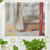 De aankondiging van Dante Gabriel Rossetti Theedoek (Gevouwen)