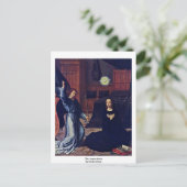 De aankondiging van David Gerard Briefkaart (Staand voorkant)