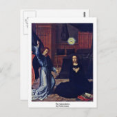 De aankondiging van David Gerard Briefkaart (Voorkant / Achterkant)