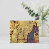 De aankondiging van de 13e eeuw briefkaart (Staand voorkant)