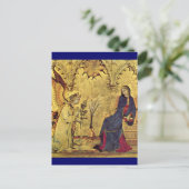 De aankondiging van de 13e eeuw briefkaart (Staand voorkant)