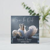 De aankondiging van de datum opslaan (Staand voorkant)