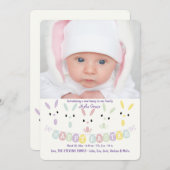 De Aankondiging van de Geboorte van de Foto van de (Voorkant / Achterkant)